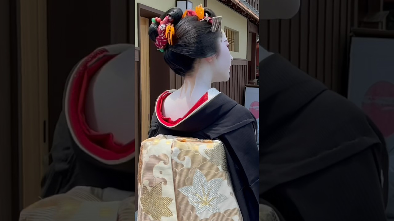 おこぼの鈴の音が心地よい祇園の可愛い舞妓さん #京都 #舞妓 - YouTube