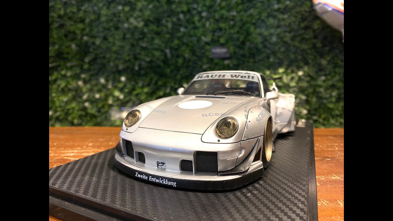 1/18 Ignition Model RWB Porsche 993 Silver Pig IG2682 - YouTube