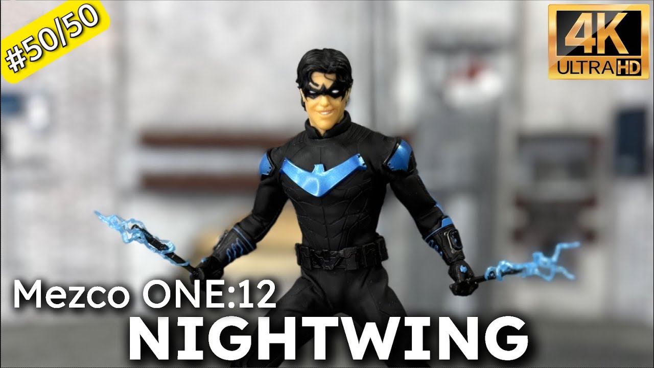 Mezco Nightwing 1/12 action figure #unboxing & #review #mezco