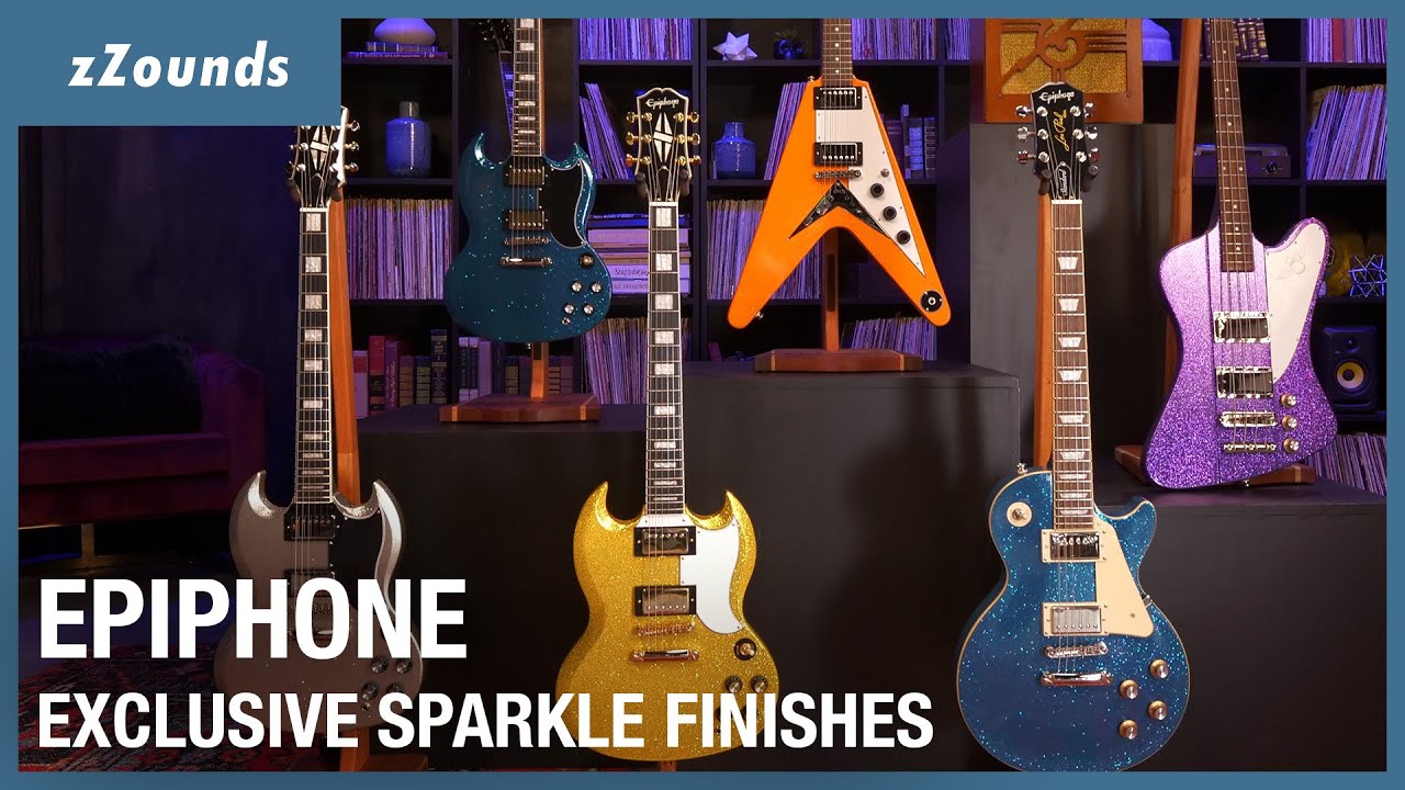 Epiphone Exclusive Thunderbird '64 Blue Sparkle Electric Bass