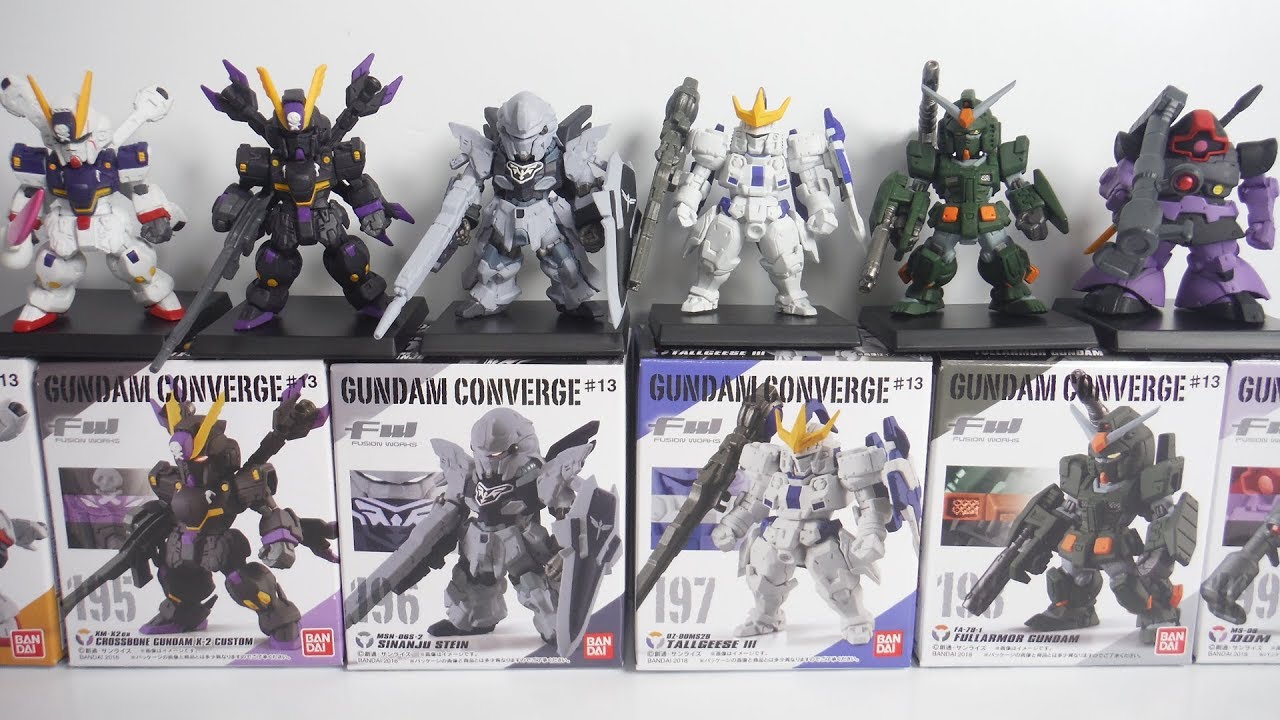 FW GUNDAM CONVERGE #13 全6種 開封 FW ガンダム コンバージ13