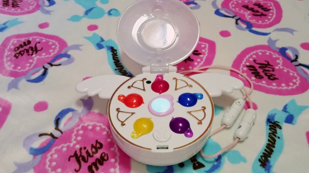 ♡ᵕ̈*⑅ おジャ魔女どれみ「ピュアリンハナちゃんコンパクト」 - YouTube