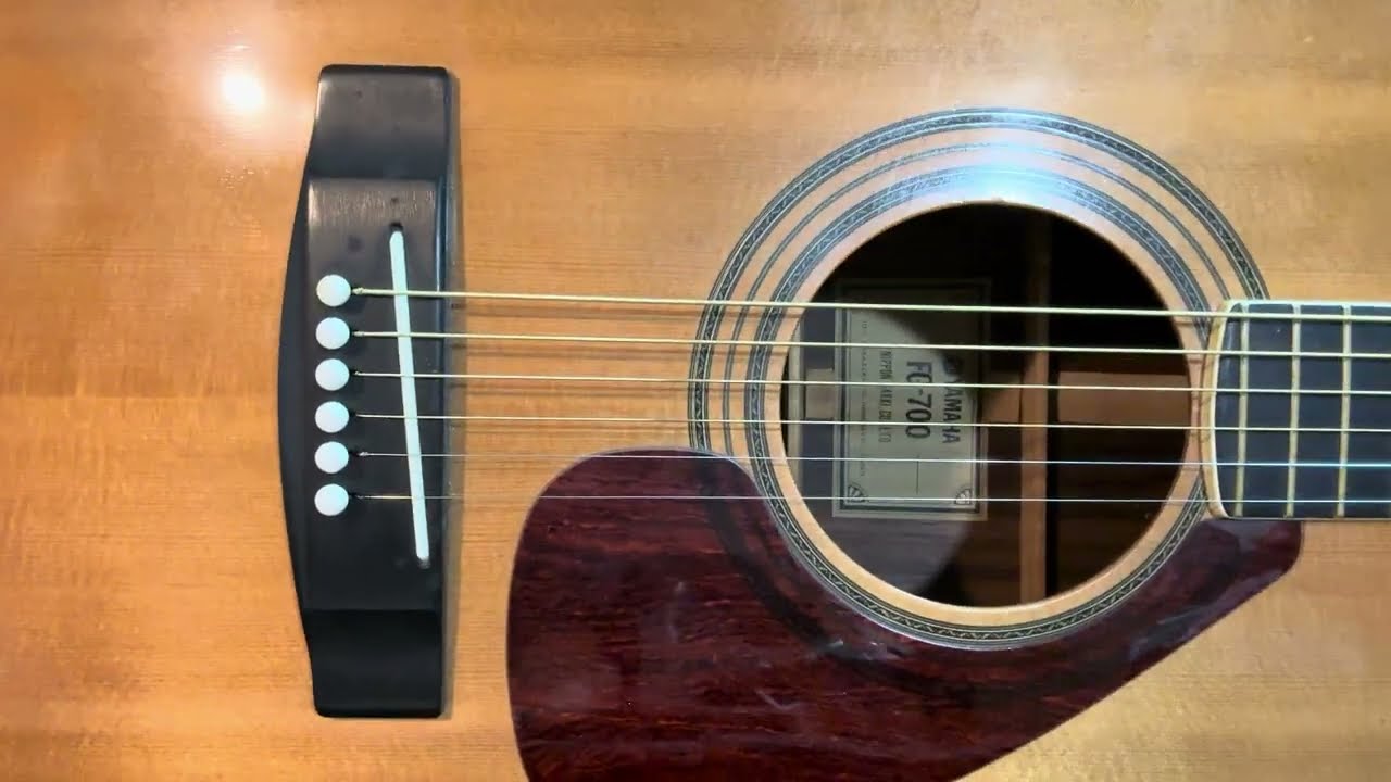 73年製 YAMAHA FGー580 ニューハカランダ！ - YouTube