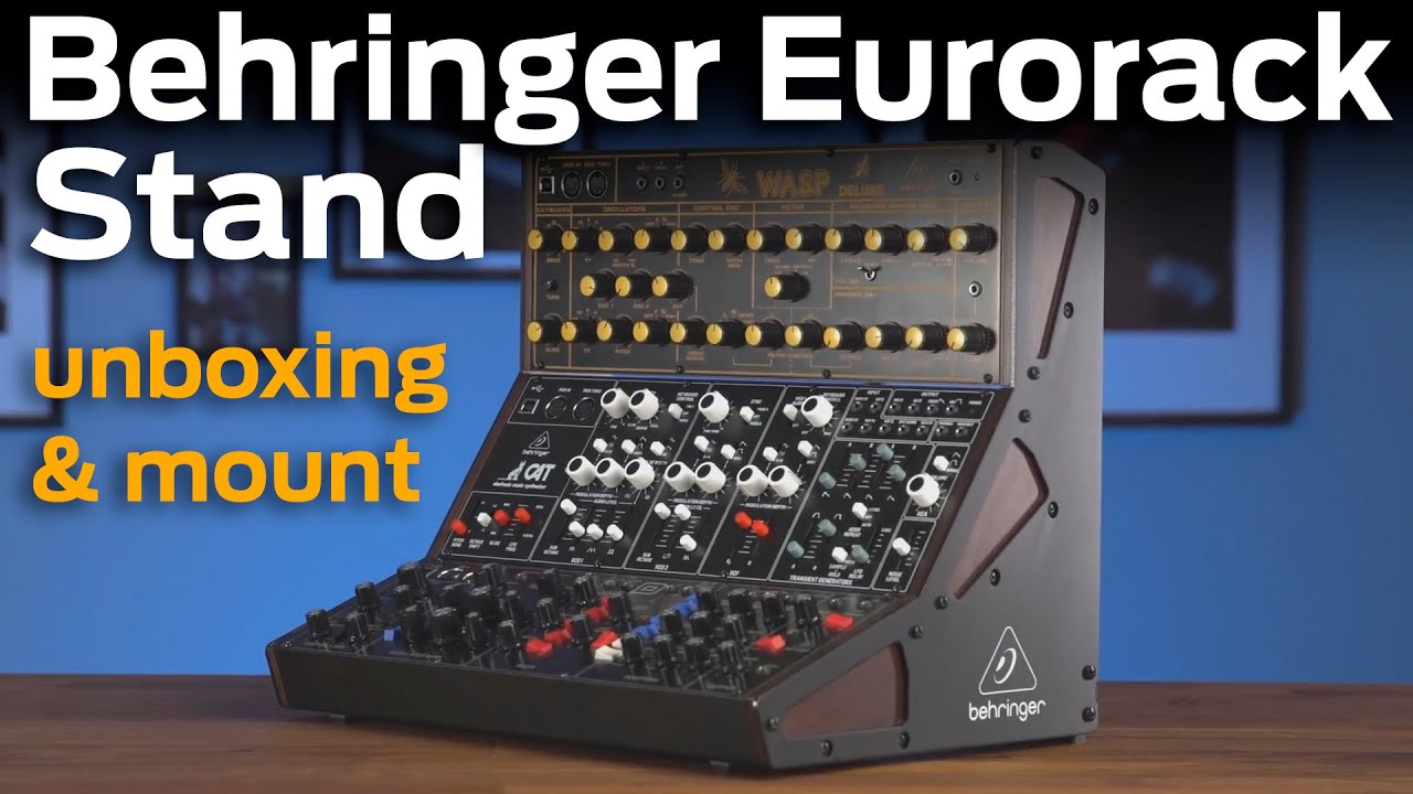 Behringer Eurorack Stand -Unboxing & Mount - YouTube