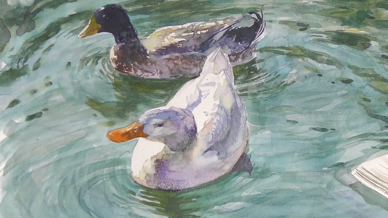 Have fun practicing watercolor painting/HANE] Order of layering