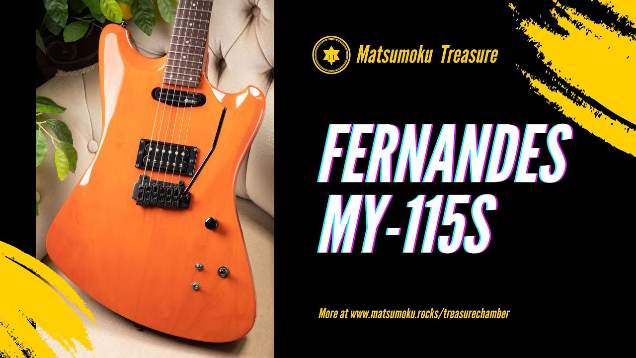 Fernandes MY-115S w/ Sustainer Orange | Kiyoshi Model | | Reverb