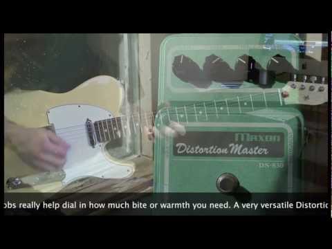 Maxon DS-830 Distortion Master pedal - YouTube