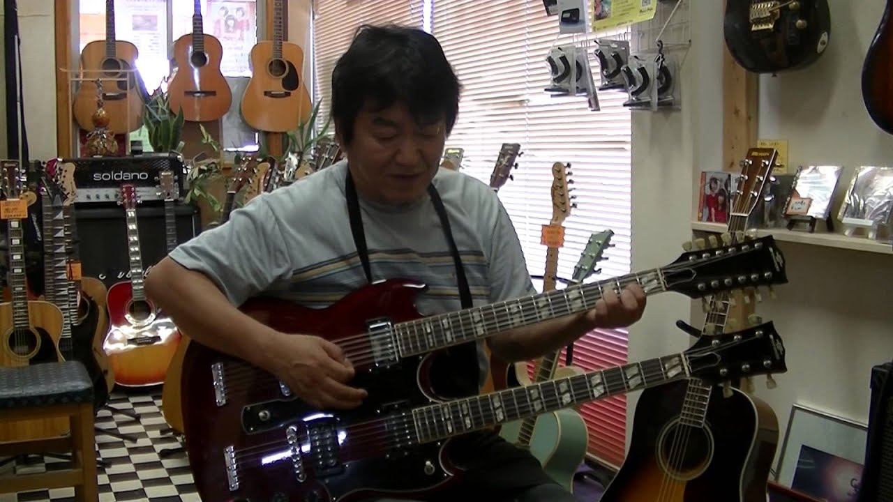 フェルナンデス FSG－120 Wネック 80年代 石ロゴ - YouTube