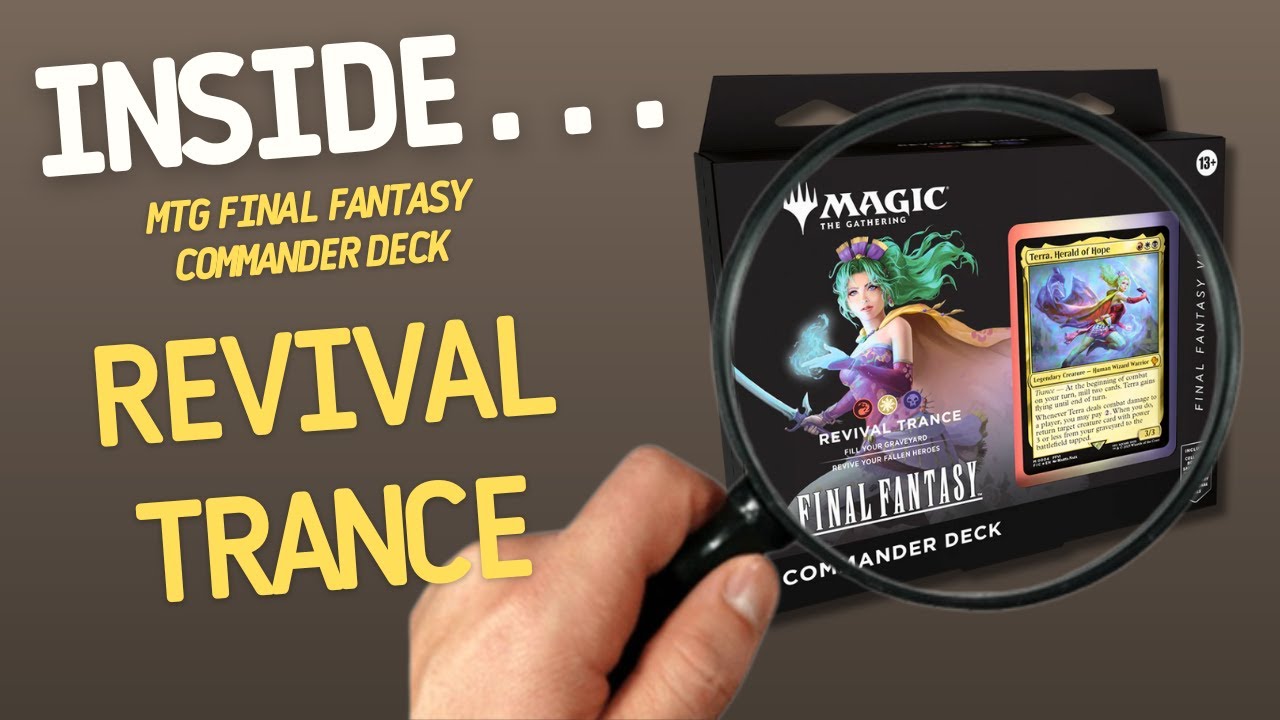 Magic The Gathering Final Fantasy VI Commander Deck Revival Trance