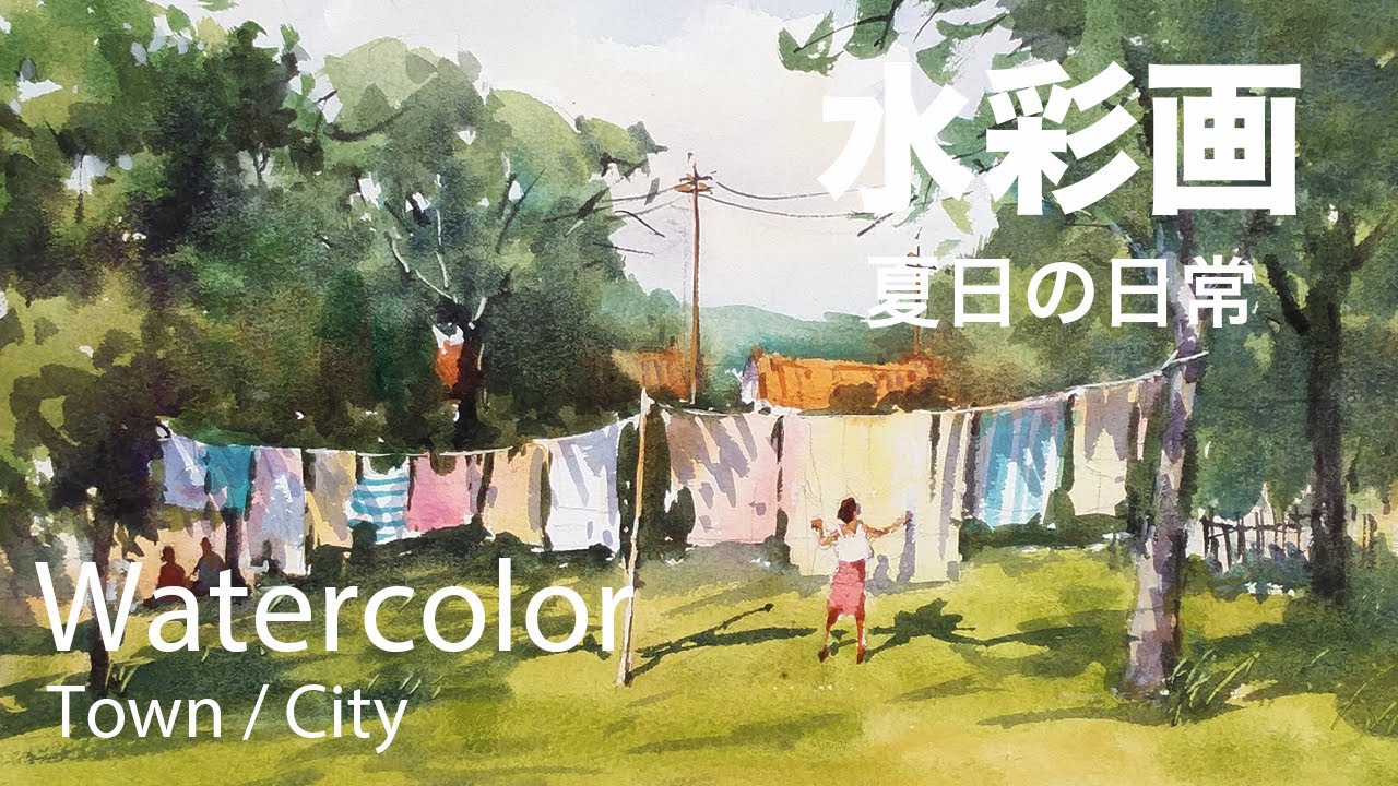 油彩画 夏 風景画「夏に南仏の港町を巡る」油彩画 F3/額付き | fukeiart