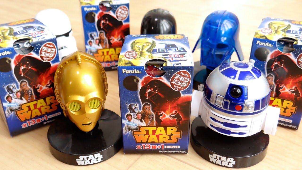 A total of 14 types of mini figures! Star Wars Chocolate Eggs 4