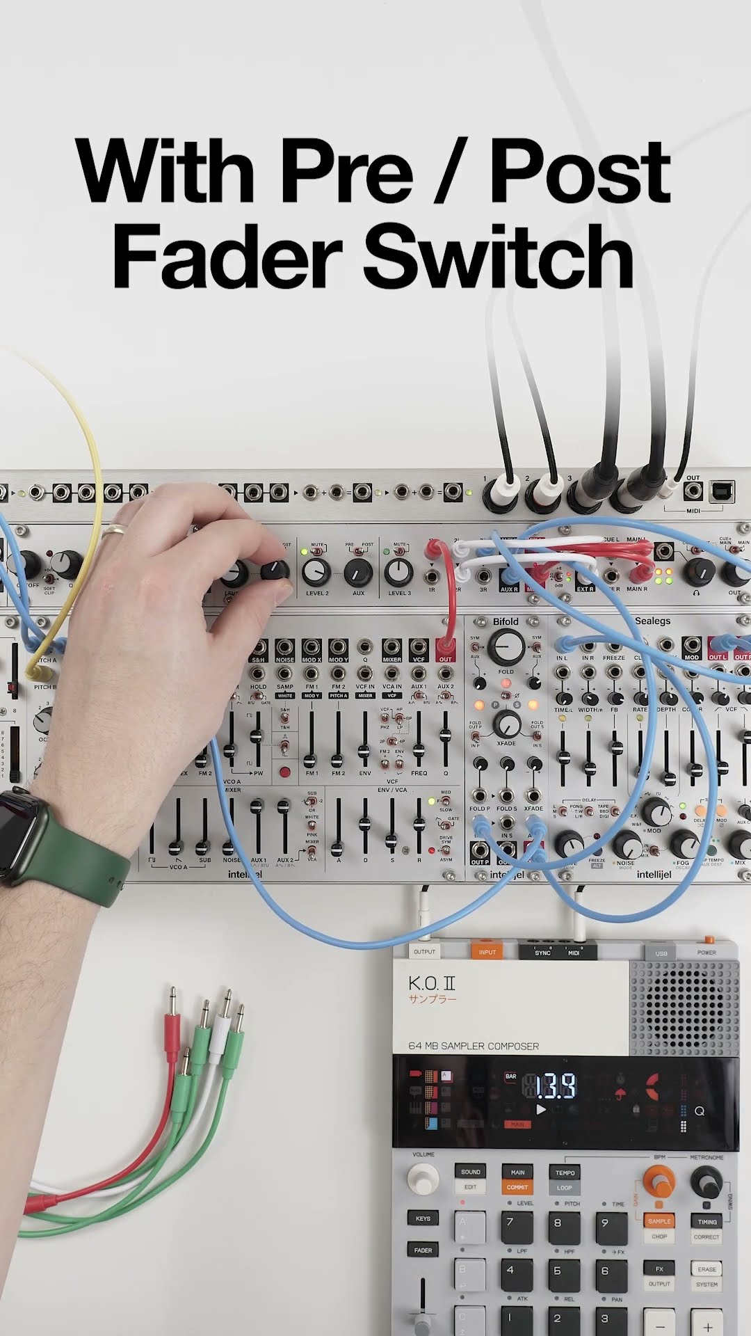 Introducing Intellijel Aux Mix 1U #eurorack #1u #mixer - YouTube