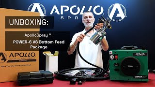 NEW Apollo POWER-6 VS HVLP Paint Spray System with 2.5 Gallon Cart