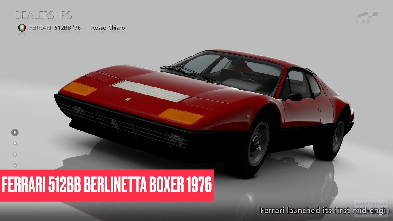 Ferrari 512BB Berlinetta Boxer 1976 [Gran Turismo 5] With