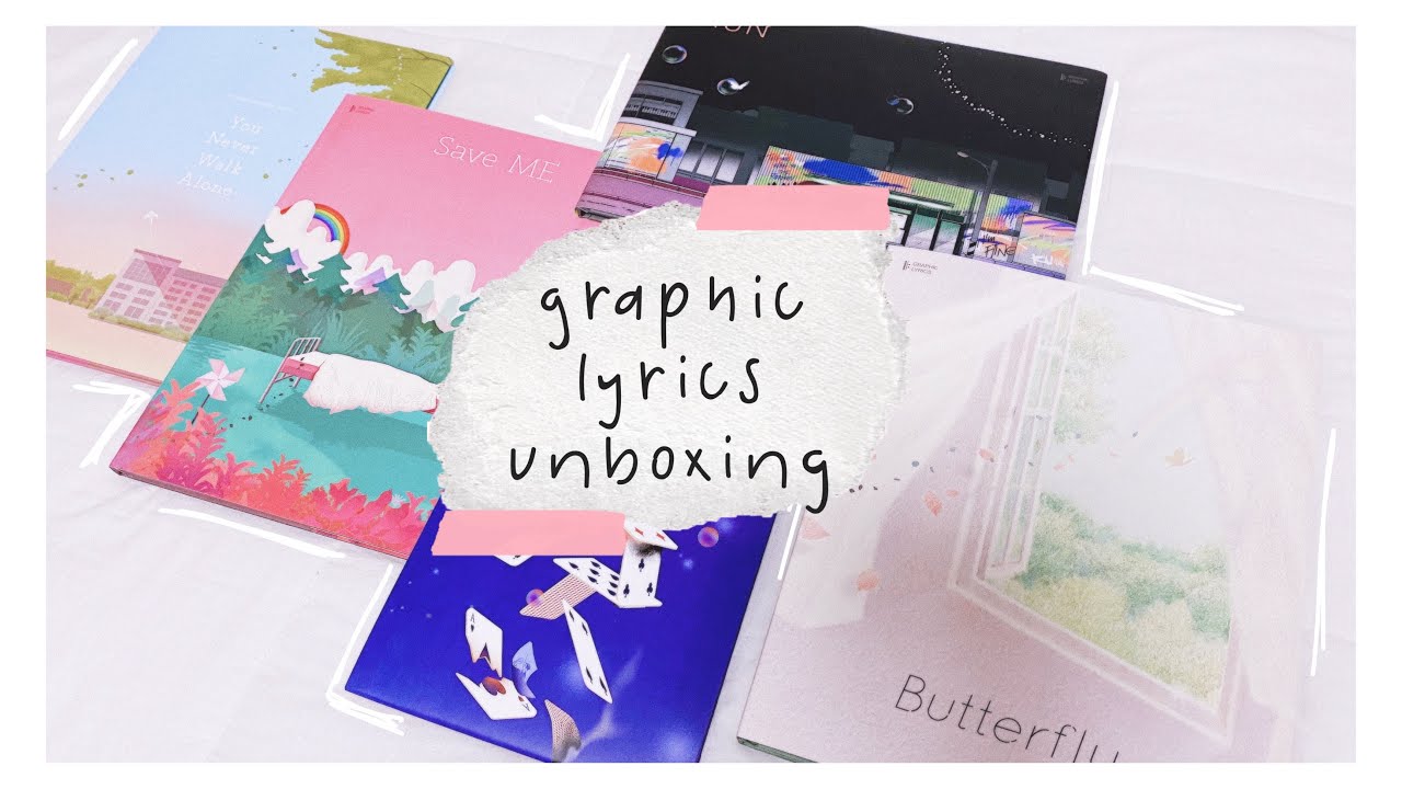BTS Graphic Lyrics Special Package Unboxing - YouTube