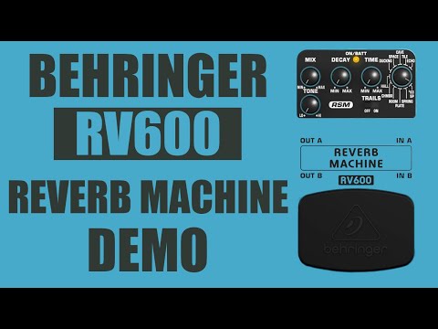 Behringer - RV600 Reverb Machine - Stereo Demo - YouTube