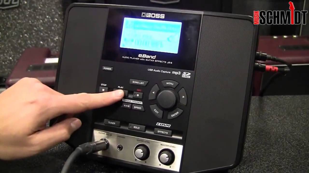 Boss JS 8 eBand - YouTube