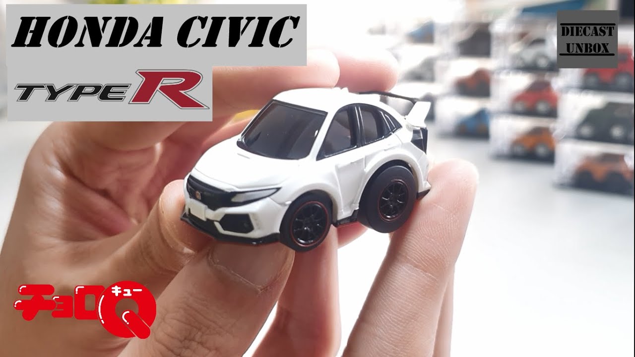 Unboxing Honda Civic Type-R (FK8) - ChoroQ Tomytec - YouTube