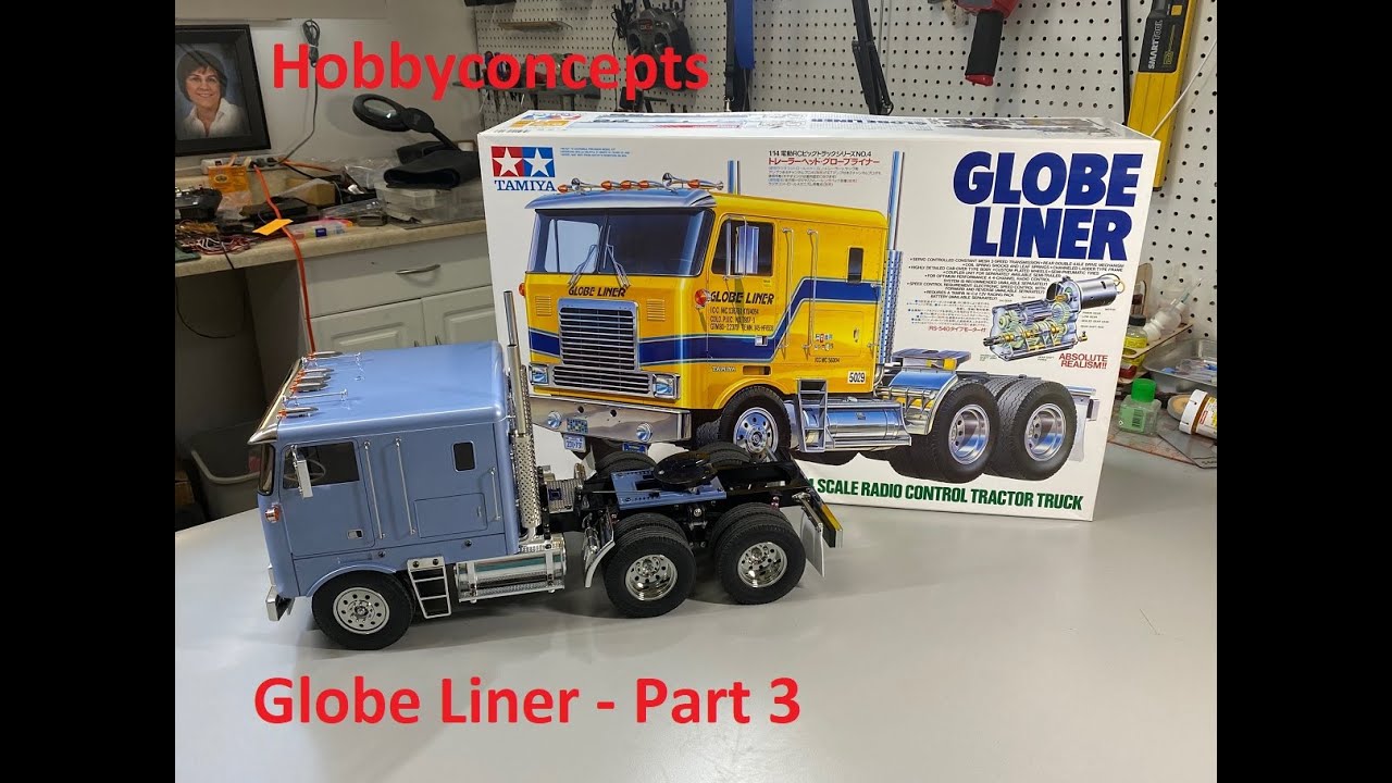 1/14 Tamiya RC Globe Liner Build for Novices - Part 3 - YouTube