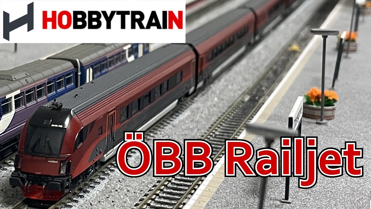 Hobbytrain ÖBB Railjet in N-gauge / オーストリア連邦鉄道レール