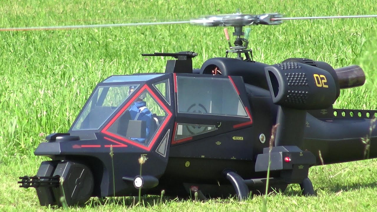 ORIGINAL BLUE THUNDER RC SCALE TURBINE MODEL HELICOPTER BY