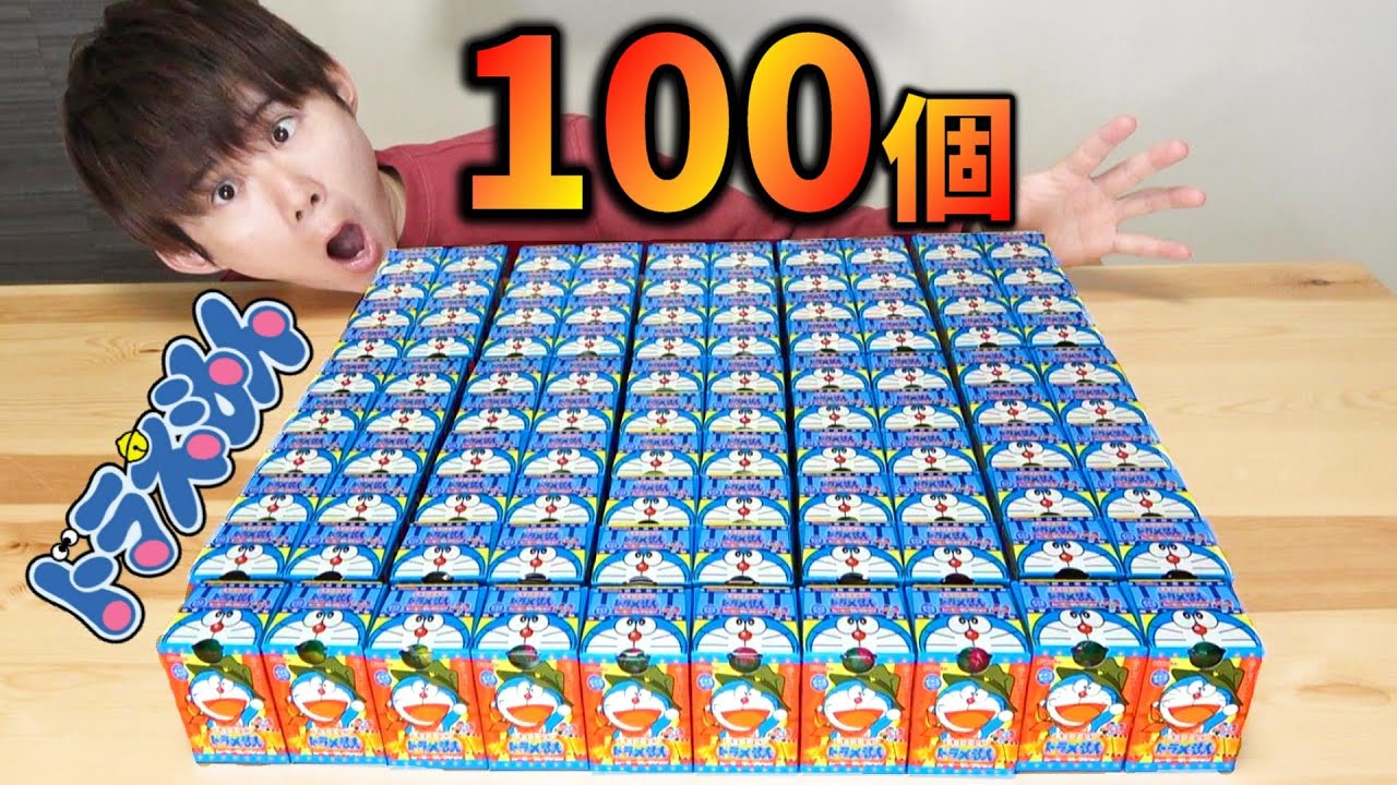 Doraemon the Movie 100 Chocolate Eggs Unboxing! Secrets revealed