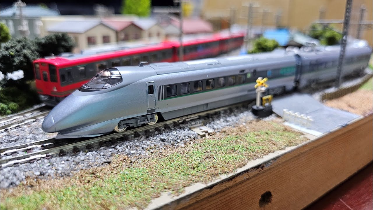 TOMIX JR 400系山形新幹線(つばさ・登場時塗装)セット - YouTube
