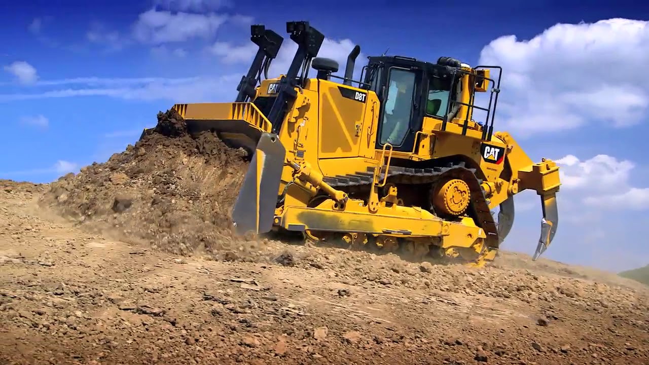 Cat® D8T ブルドーザ – 異次元の生産性 - YouTube