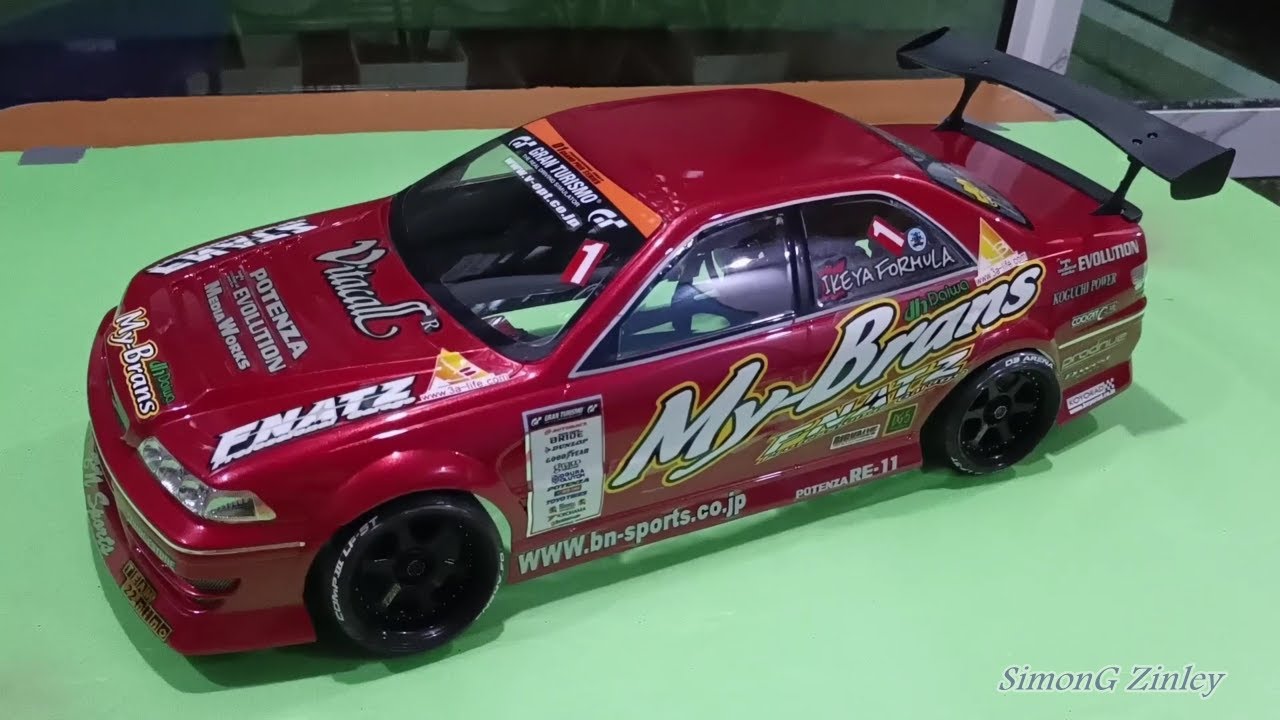 Rc Drift Body Shell Yokomo Team22 FNATZ JZX100 Mark II | Paint +