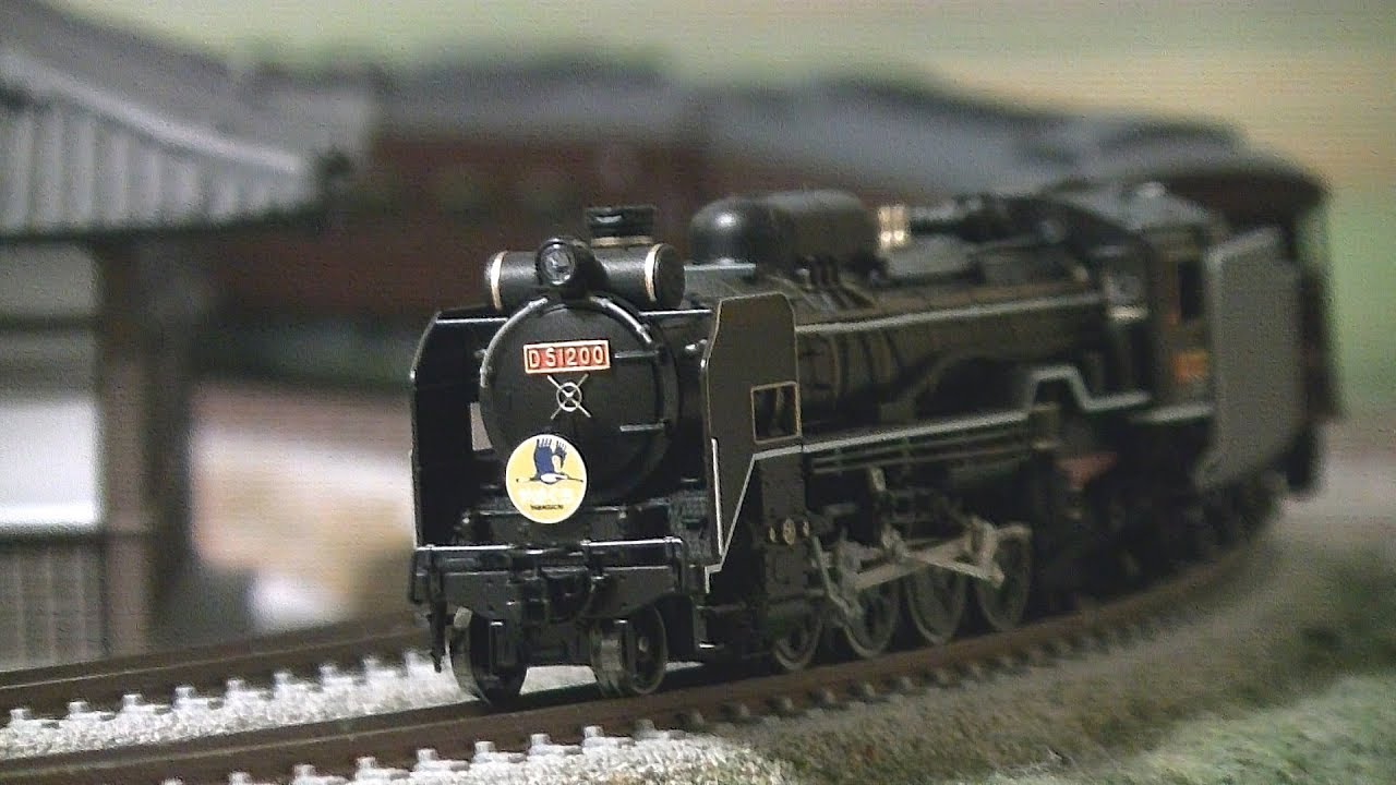 KATO D51 200+35系SL「やまぐち号」 Nゲージ - YouTube