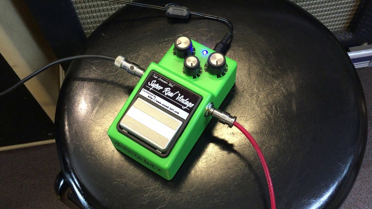 Ibanez TS9 Mod. to TS808 Super Real Vintage - YouTube