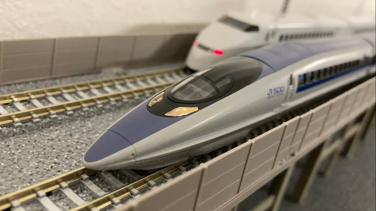 Nゲージ・KATO 500系新幹線「のぞみ」 - YouTube