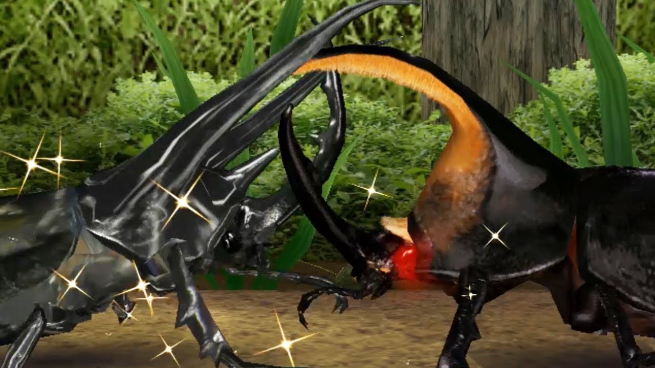 コーカサスオオカブト VS サタンオオカブト - 甲虫王者 ムシキング