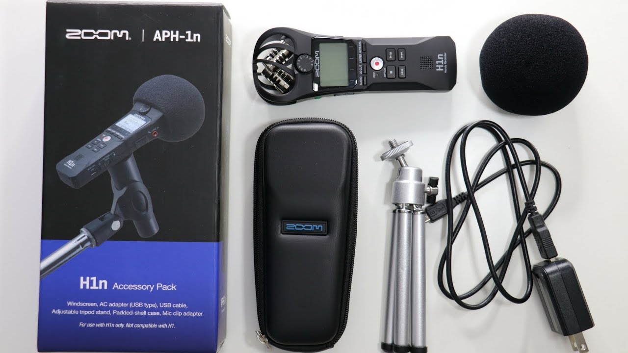 Zoom H1N - APH 1N Accessory Pack - YouTube