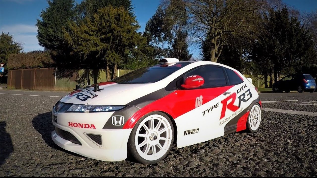 Tamiya FF03 Honda Civic Type-R R3 First Run - YouTube