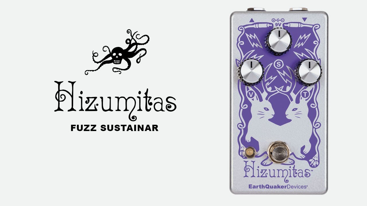 EarthQuaker Devices Hizumitas Fuzz Sustainar Effects Pedal Purple