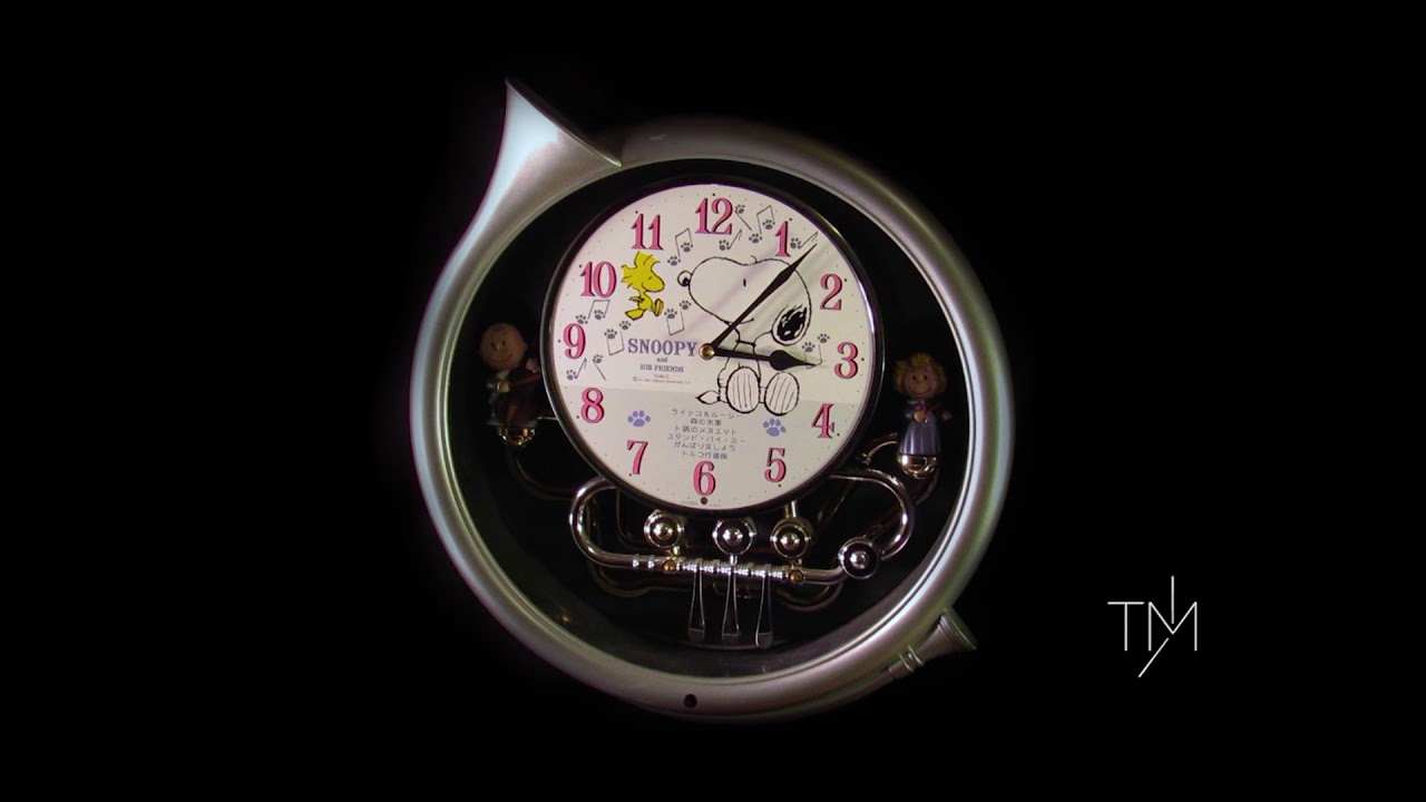 All Melodies | CITIZEN x PEANUTS Snoopy M725 Clock - 4MH725-M19