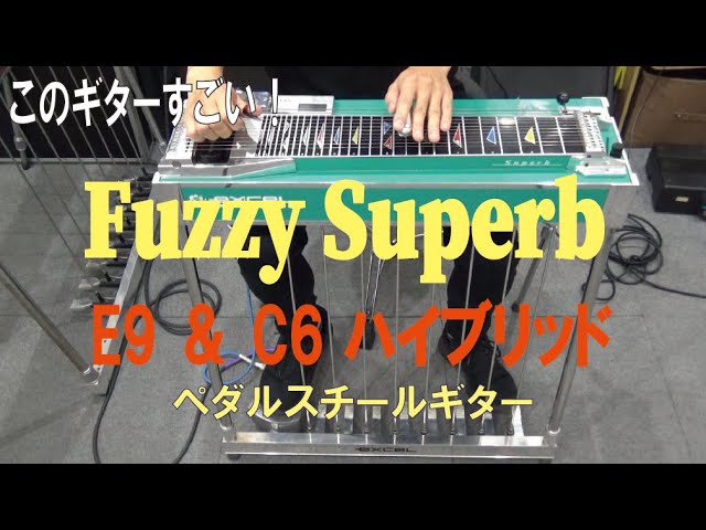 Fuzzy Excel Superb ペダルスチールギターの紹介 - YouTube