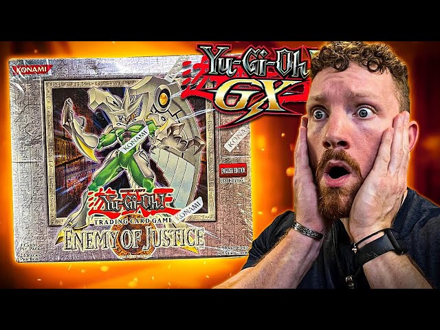 Opening a Yugioh GX 1st Edition Enemy of Justice Hobby Box! - YouTube