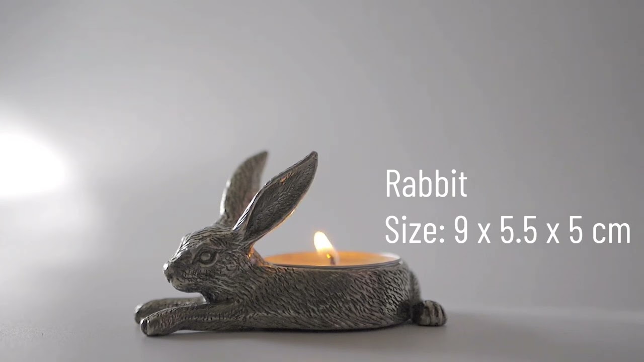 ティーキャンドルホルダー フロッグ＆ロータス Candle Holder Frog