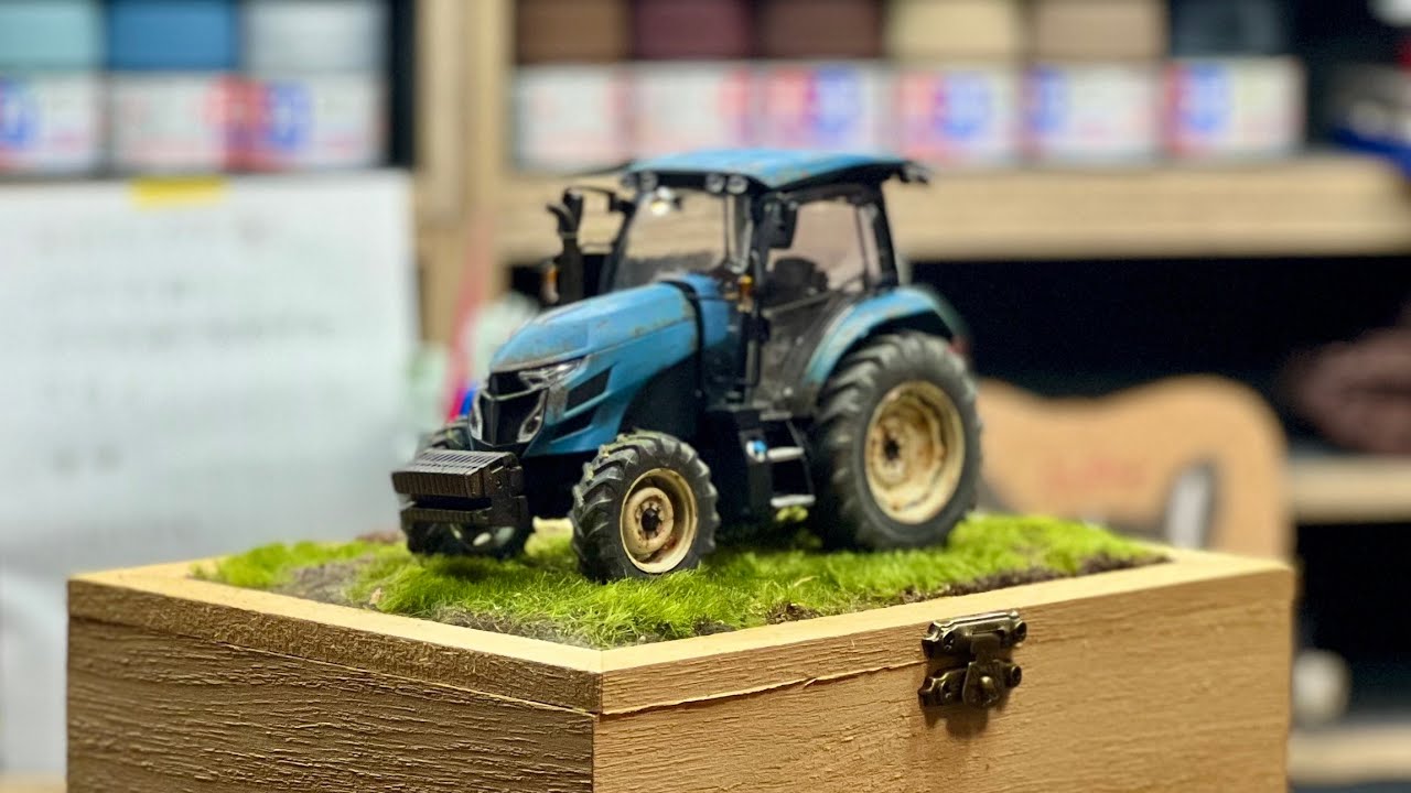Plastic model] I want to make a blue Yanmar tractor [YT5113A] Rust
