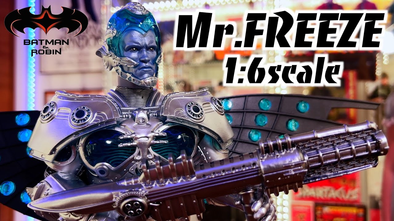 New!! Mr.FREEZE 1/6 scale figure unboxing review [Dragon Toy