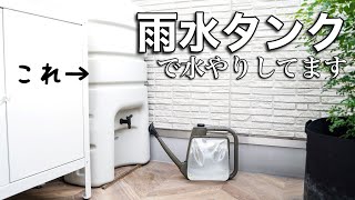 エコに暮らそう♪「雨水タンク」で水道代ゼロ円で植物の水やり - YouTube