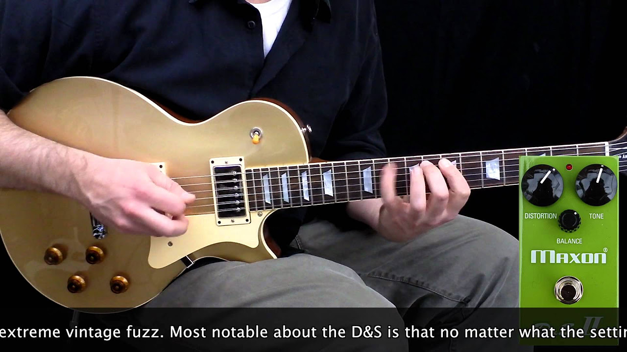 Maxon D&S II Distortion and Sustainer - YouTube