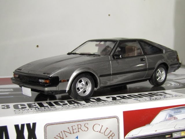 A review of the Arii 1/24 Celica XX 2800GT, assembled by a plastic