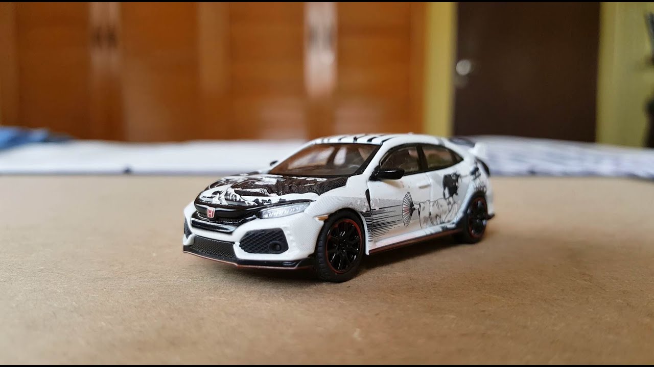 MINI GT 1/64 Diecast - Honda Civic Type R (ArtCar Manga 2018 Paris