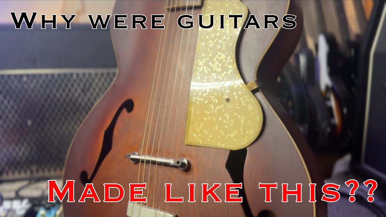 Japan Vintage ZEN-ON Pick Guitar 骨董品レベルの全音ピックギターを