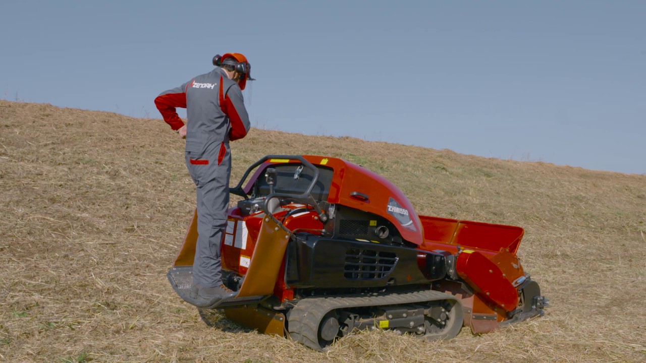 ゼノア ハンマーナイフモア安全ビデオ - YouTube