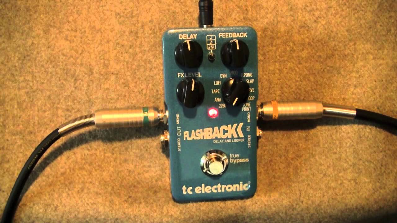 Demo Video] tc electronic Flashback Delay & Looper Guitar Effector
