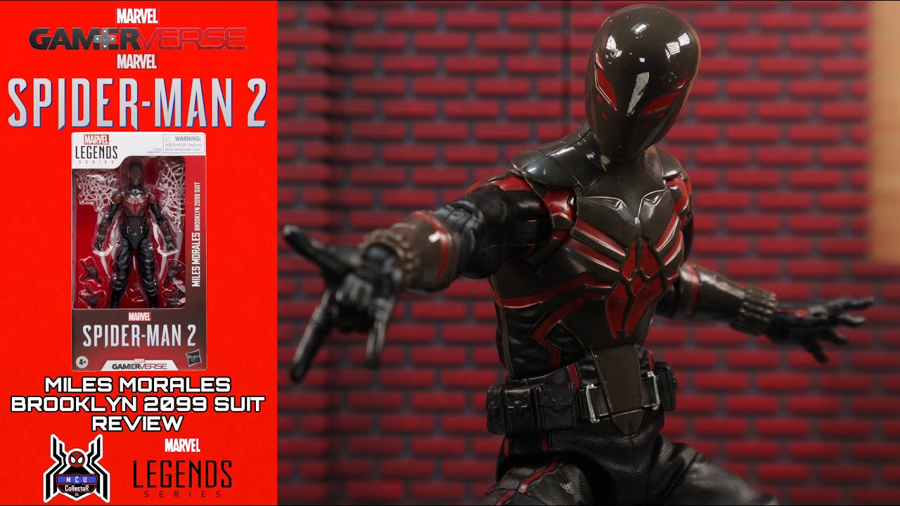 Marvel Legends MILES MORALES BROOKLYN 2099 SUIT Spider-Man 2 PS5
